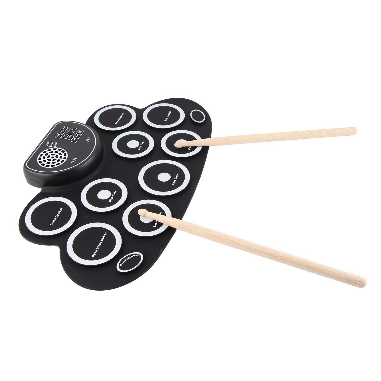 Electronic Drum Set Roll Up - Elektronik Davul Seti USB Şarj Edilebilir