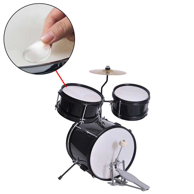 Drum Practice Pad - {YY28} 6 Adet Silikon Jel Davul
