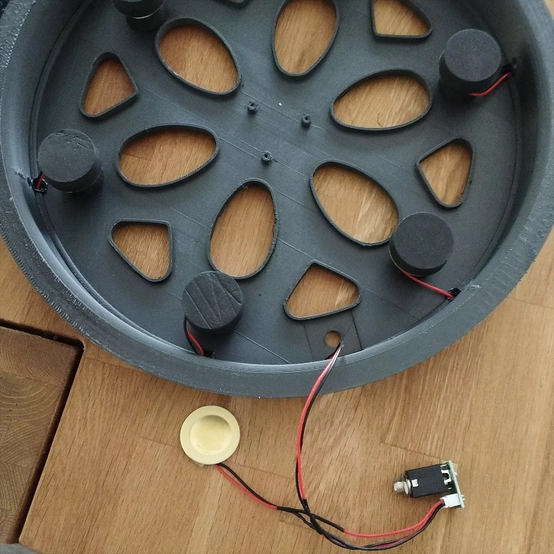 Drum Trigger Set Acoustic - Akustik Snare Tom Davulu Elektronik E-Davul