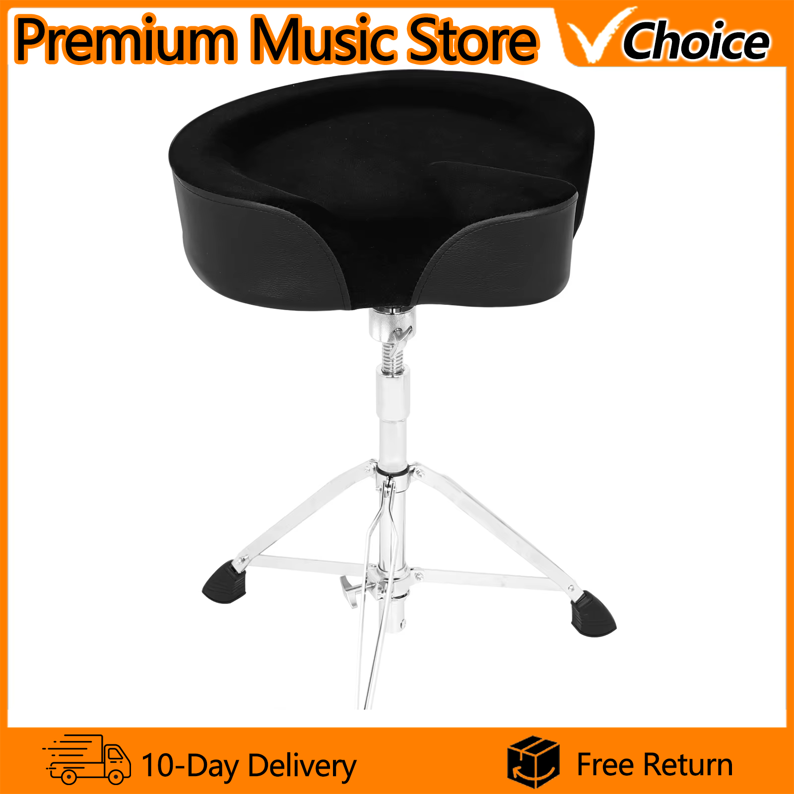 Drum Throne Adjustable - Evrensel Davul Taburesi Taht Koltuğu Eyer
