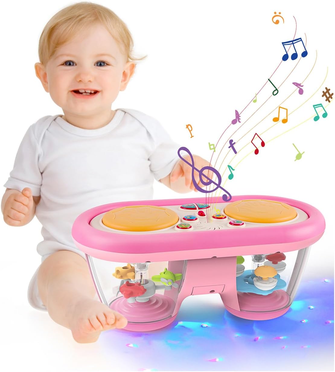 Electronic Drum Kit For Kids - Çocuklar için Çok Fonksiyonlu Müzik Oyuncağı,