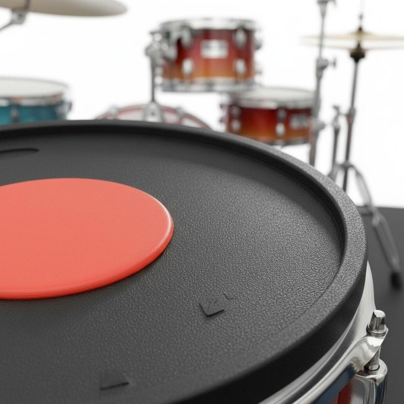 Drum Practice Pad - Davul Susturucu Pedi, Kauçuk Davul Sönümleyici,