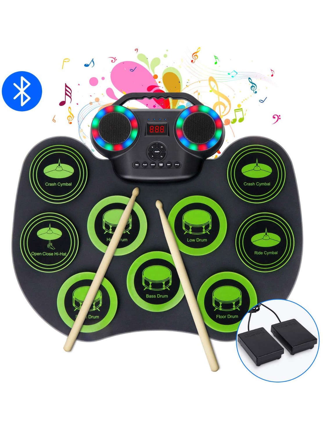 Vurmalı Elektronik Davul Seti  - Electronic Drum Set Roll Up incelemesi ve fiyatı