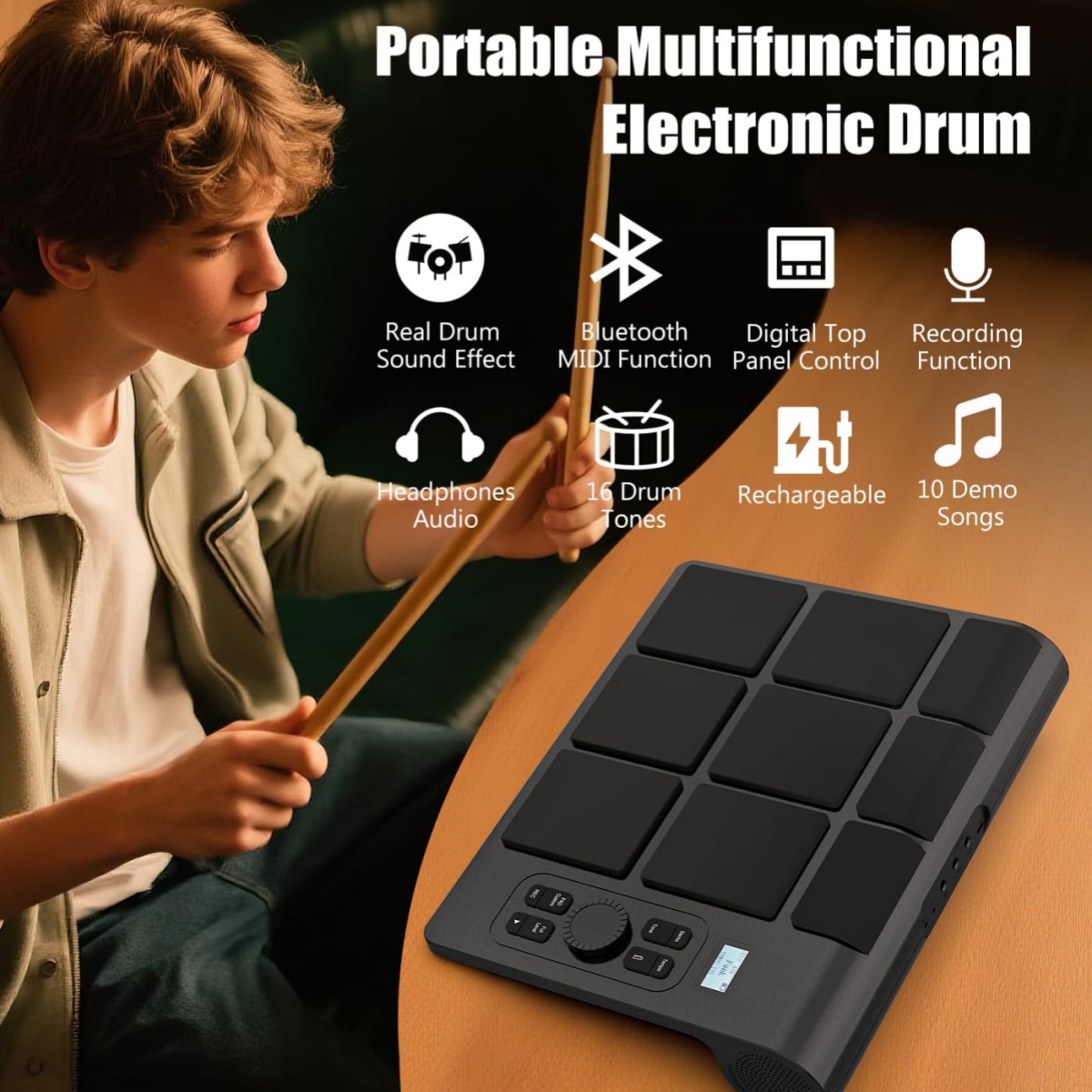 Miwayer Roll Up Elektronik Dav - Electronic Drum Set Roll Up incelemesi ve fiyatı