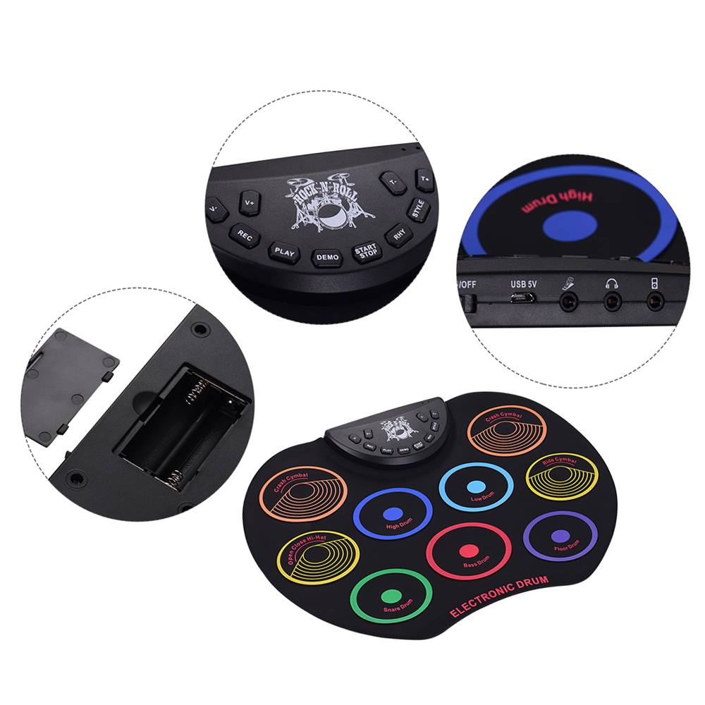 KD12 kompakt boyutu Roll-Up da - Electronic Drum Set Roll Up incelemesi ve fiyatı
