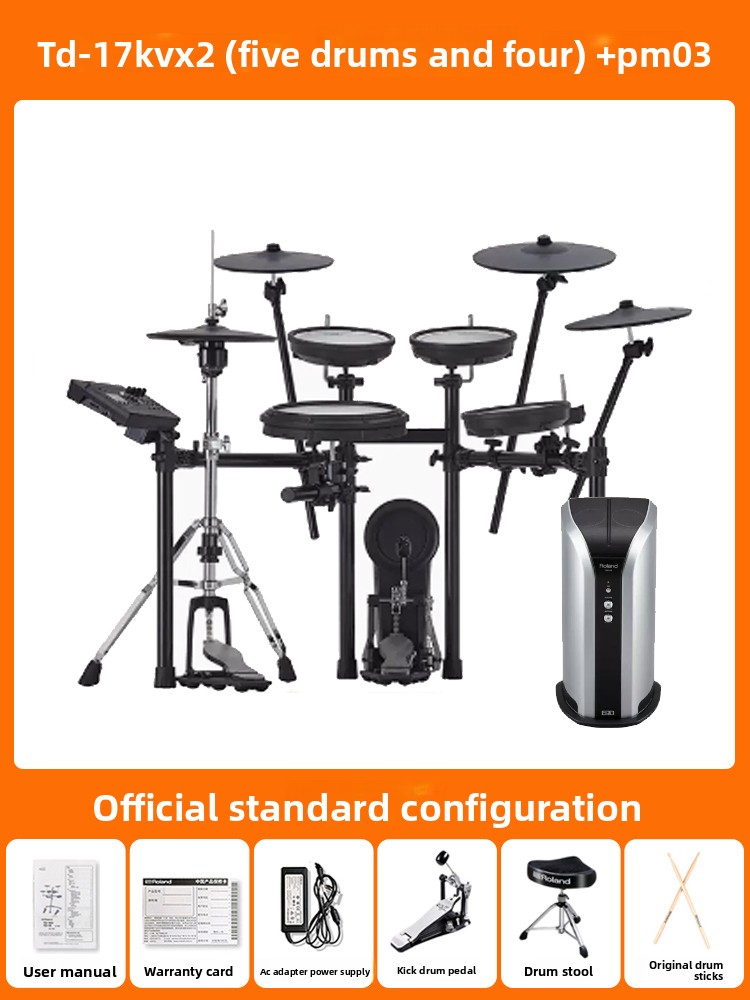 5 Davul, 4 Zil, Hibrit Davul S - Drum Trigger Set Acoustic incelemesi ve fiyatı