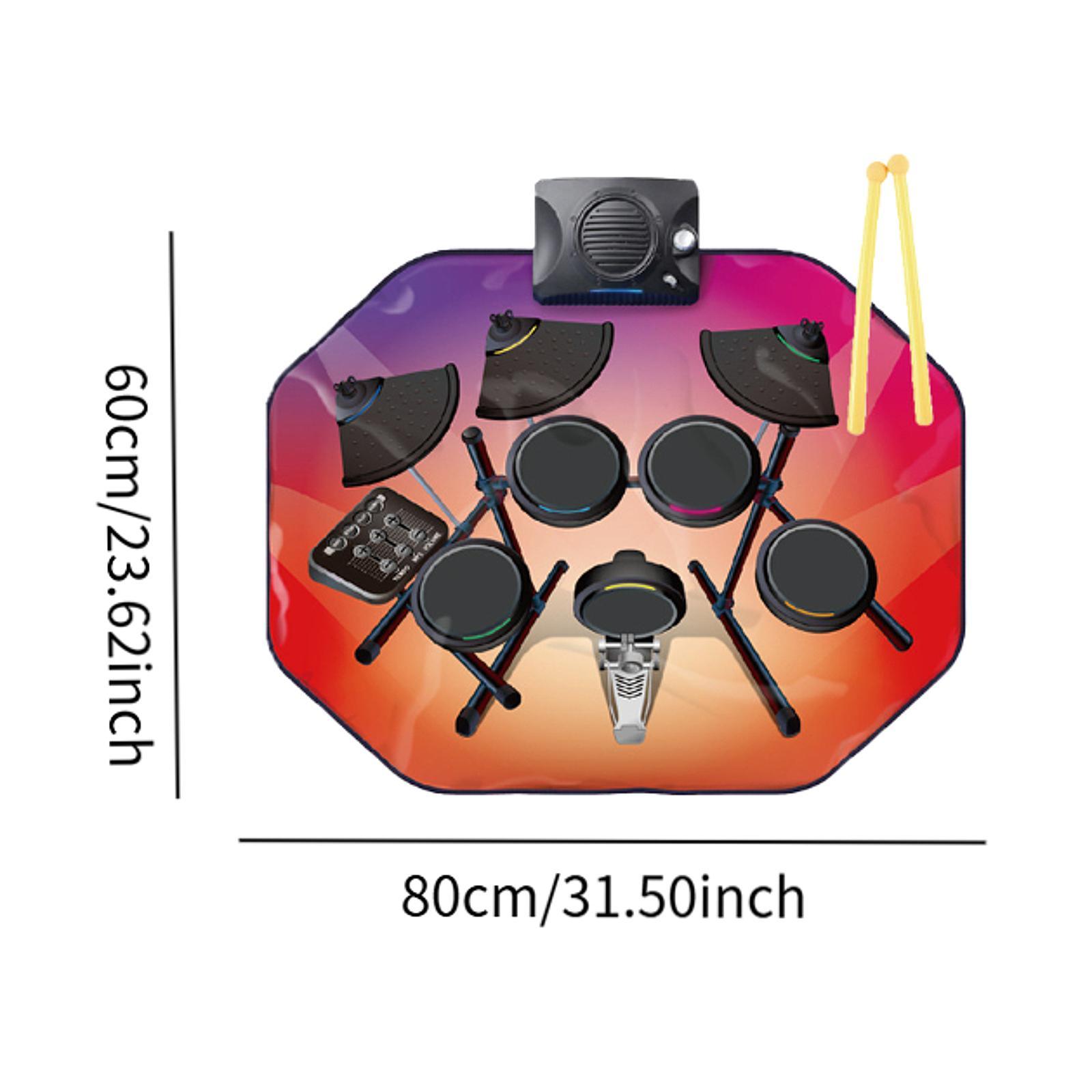 Katlanabilir Davul Pratik Seti - Electronic Drum Set Roll Up incelemesi ve fiyatı