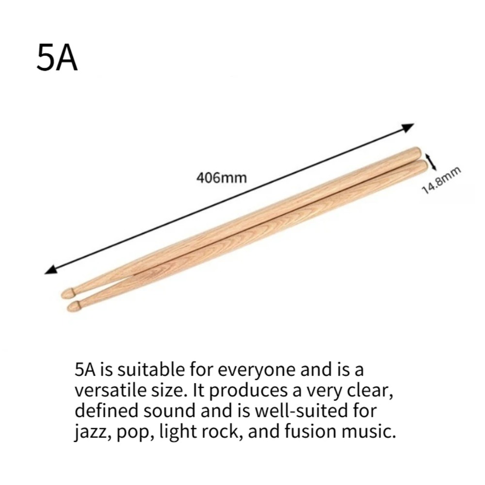 1 Çift Akçaağaç Davul Çubuğu 5 - Drumsticks 5A Maple incelemesi ve fiyatı