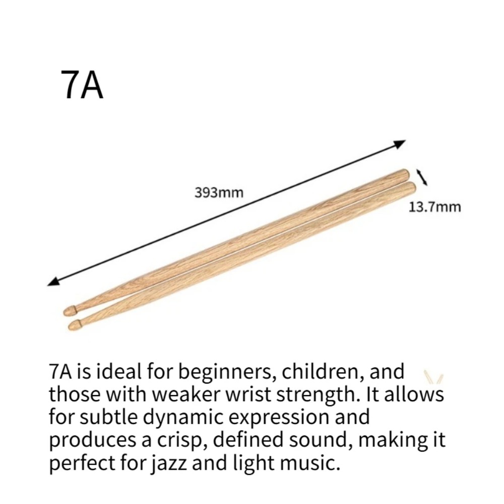 1 Çift Akçaağaç Davul Çubuğu 5 - Drumsticks 5A Maple incelemesi ve fiyatı