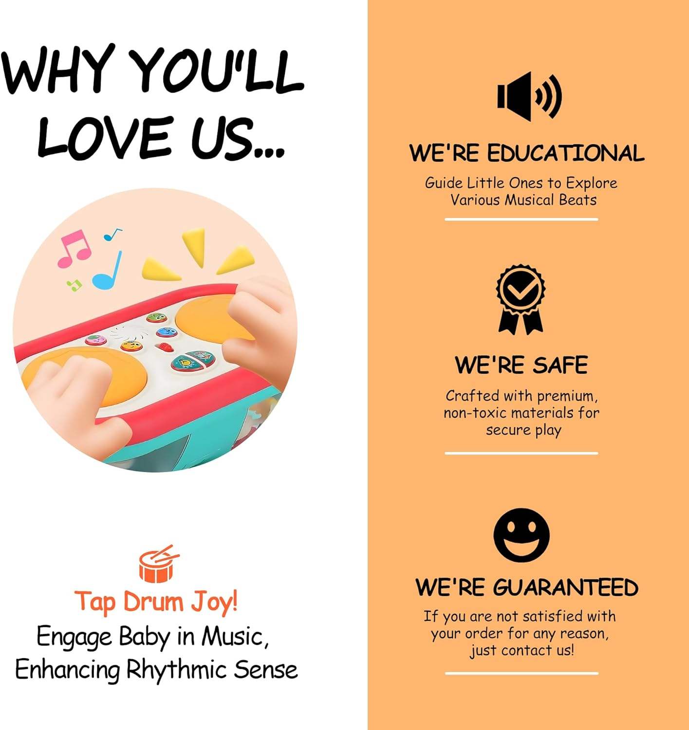 Çocuklar için Çok Fonksiyonlu  - Electronic Drum Kit For Kids incelemesi ve fiyatı