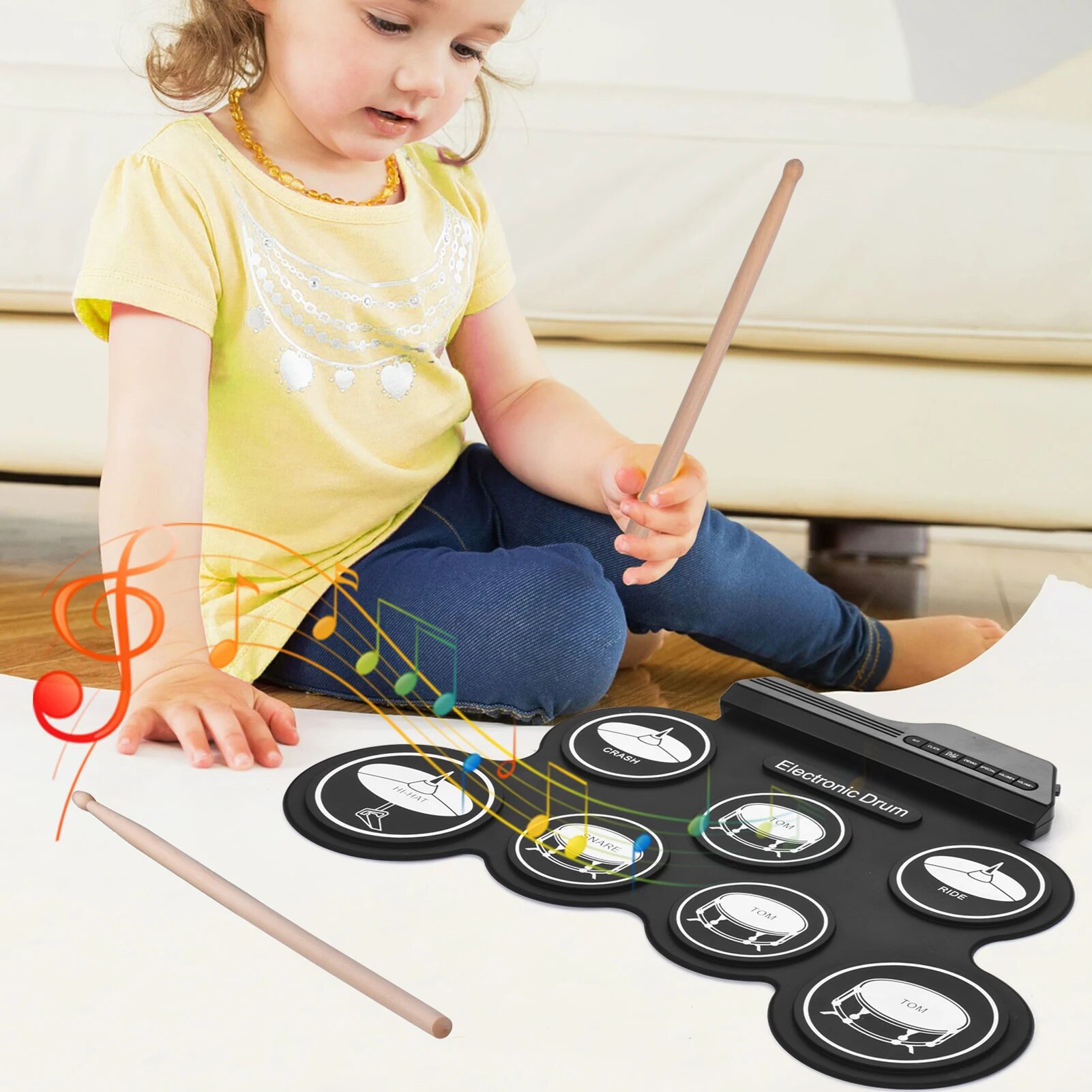 Elektronik davul seti USB Roll - Electronic Drum Kit For Kids incelemesi ve fiyatı
