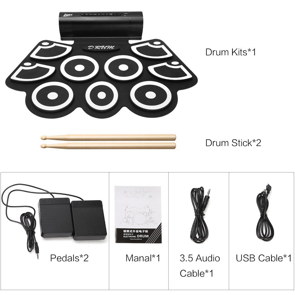 Vurmalı Çalgı MD760 Kalınlaştı - Electronic Drum Set Roll Up incelemesi ve fiyatı