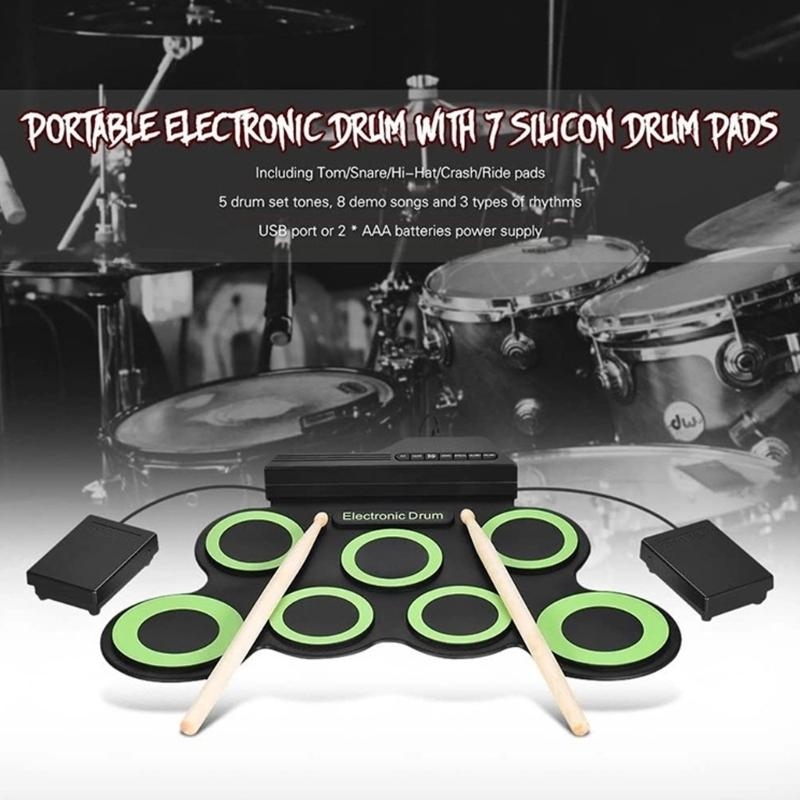 Elektrikli Davul Seti, 7 Davul - Electronic Drum Kit For Kids incelemesi ve fiyatı