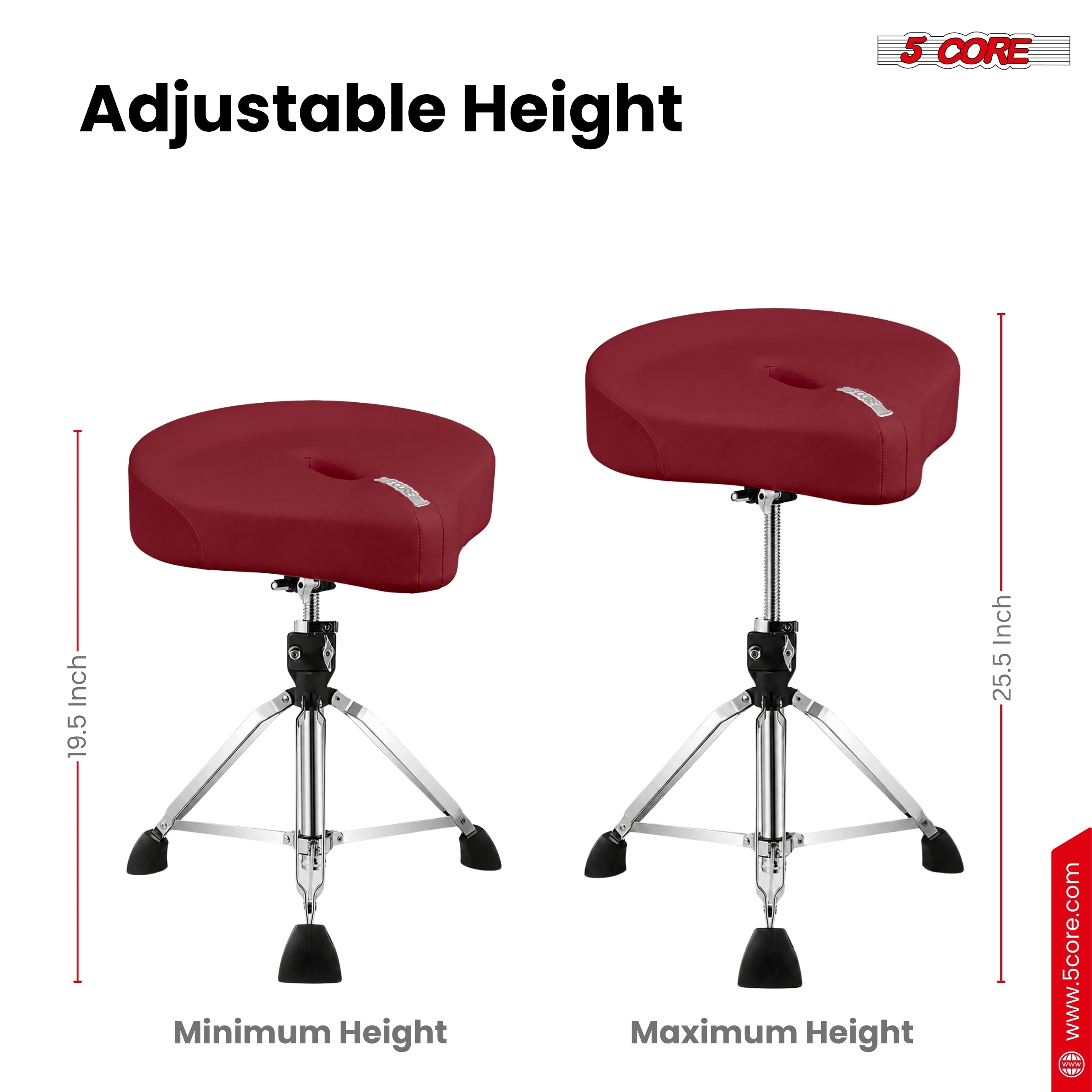 5 Çekirdekli, Dolgulu, 4 İnç E - Drum Throne Adjustable incelemesi ve fiyatı