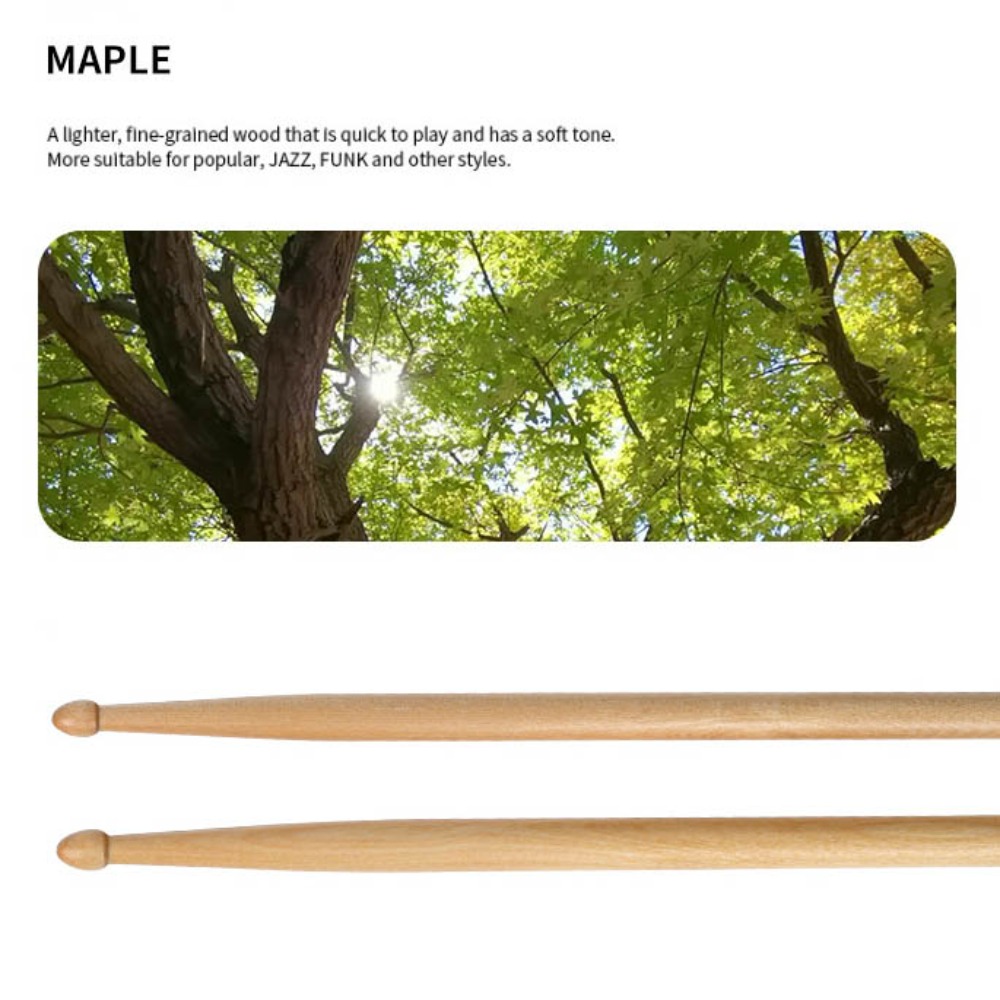 Klasik 5A/7A Davul Bagetleri 1 - Drumsticks 5A Maple incelemesi ve fiyatı