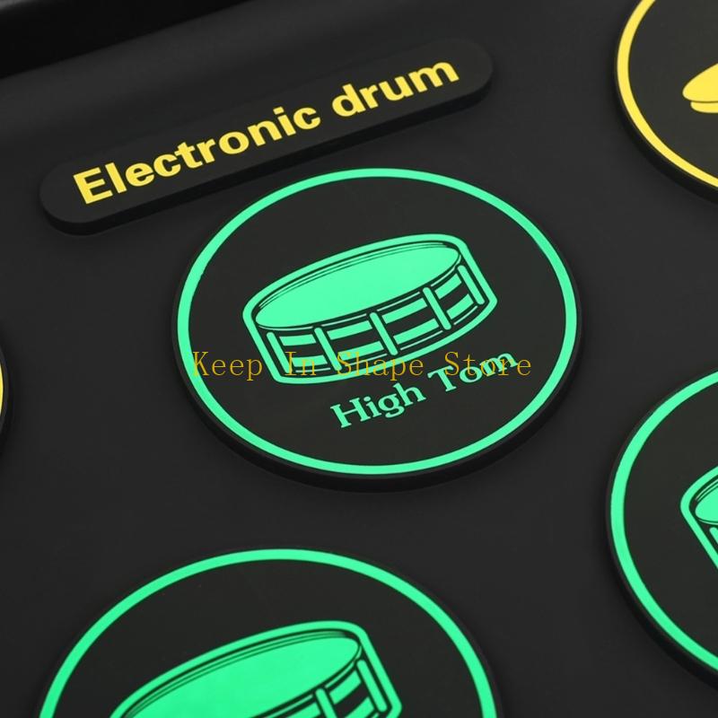 U1JC, 7 Davul 128 Ton, Kayıt Ç - Electronic Drum Set Roll Up incelemesi ve fiyatı