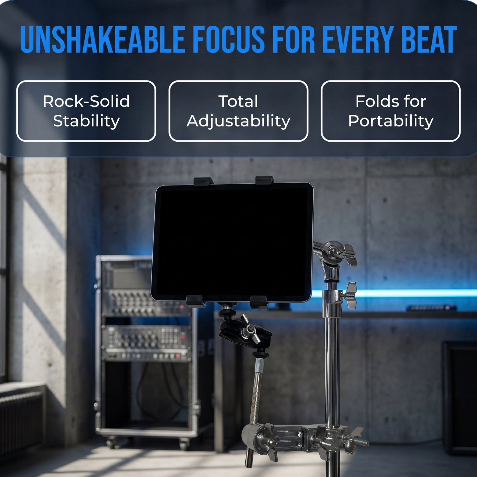 Tambur Seti Tablet Tutucu, Aya - Electronic Drum Rack Stand incelemesi ve fiyatı