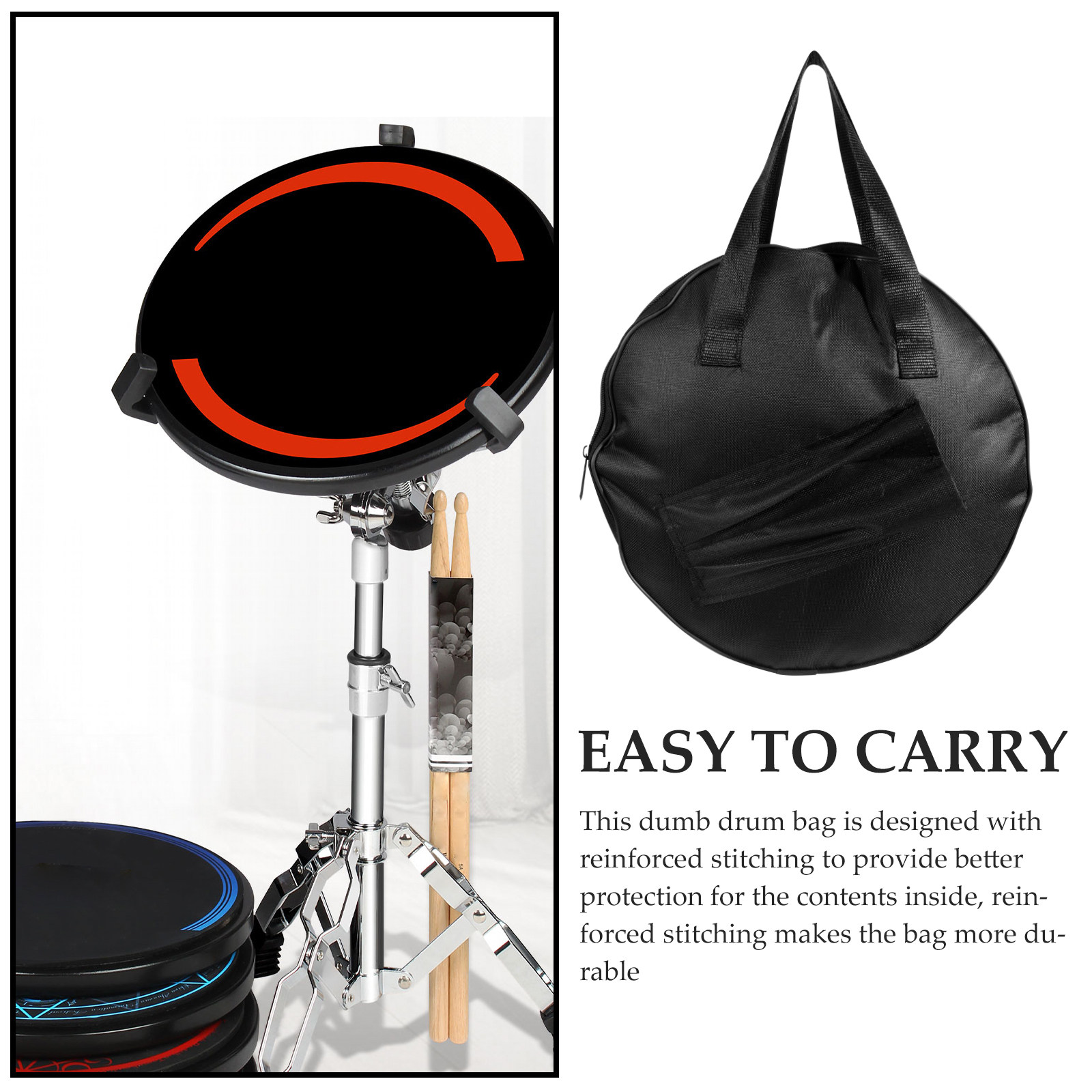 Davul Taşıma Çantası, Taşınabi - Drum Practice Pad incelemesi ve fiyatı